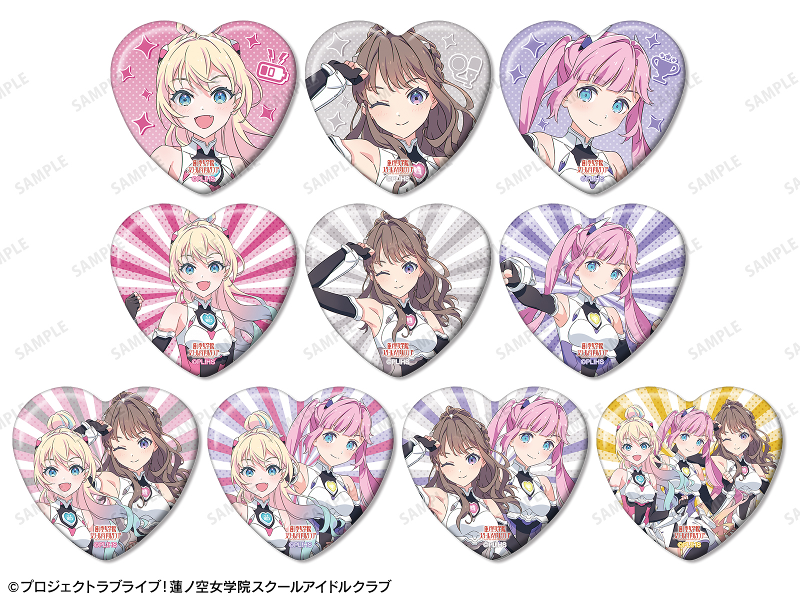 Love Live! Hasunosora Girls' School Idol Club POP UP SHOP in Ueno Marui Pop Up Shop Goods