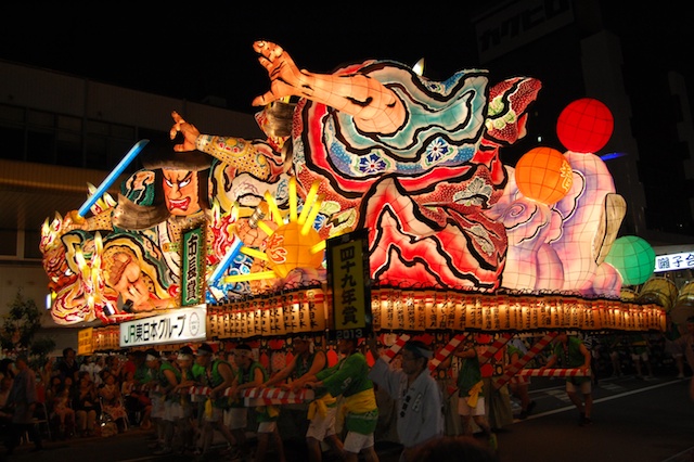 A float from the Aomori Nebuta Festival