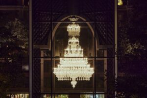 Baccarat Chandelier at Ebisu Garden Place Illumination & Christmas Market