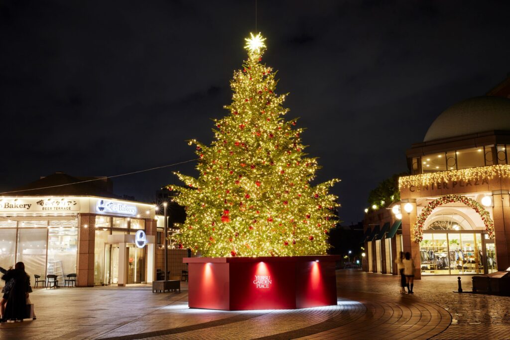 Christmas tree at Ebisu Garden Place Illumination & Christmas Market