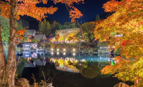 Autumn Illuminations at Hida Folk Village