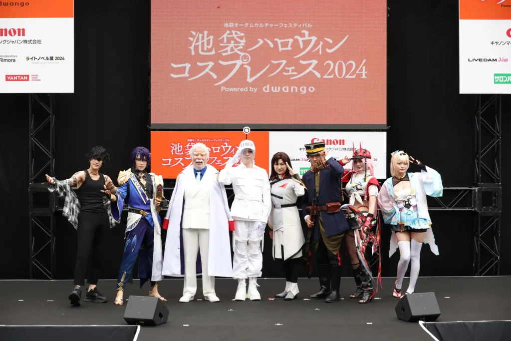 Main Stage at Ikebukuro Halloween Cosplay Festival 2024