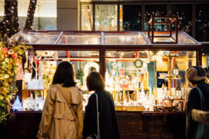 Christmas market at Marunouchi street park