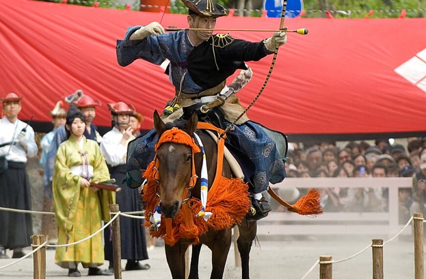 Yabusame Archer on Horseback