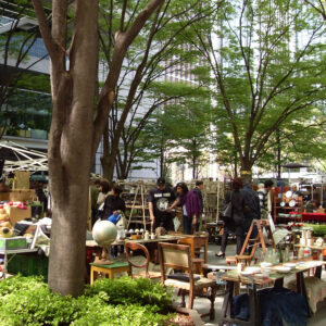 Stalls at Oedo Antique Market