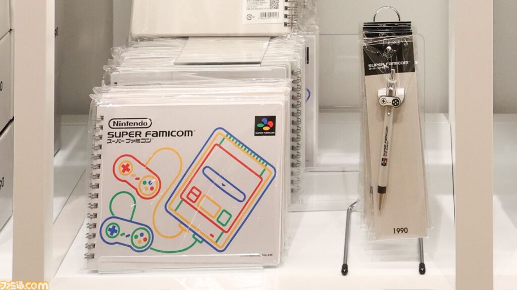 SNES notebook and pen