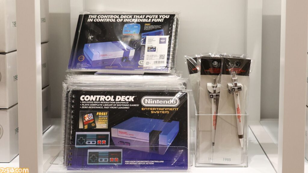 NES notebook and pen