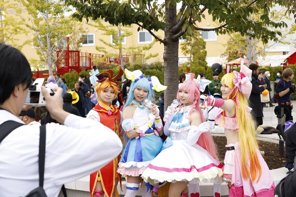 Cosplayers at the Ikebukuro Halloween Cosplay event