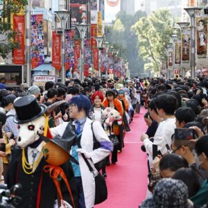 Cosplay Parade at the Ikebukuro Halloween Cosplay event