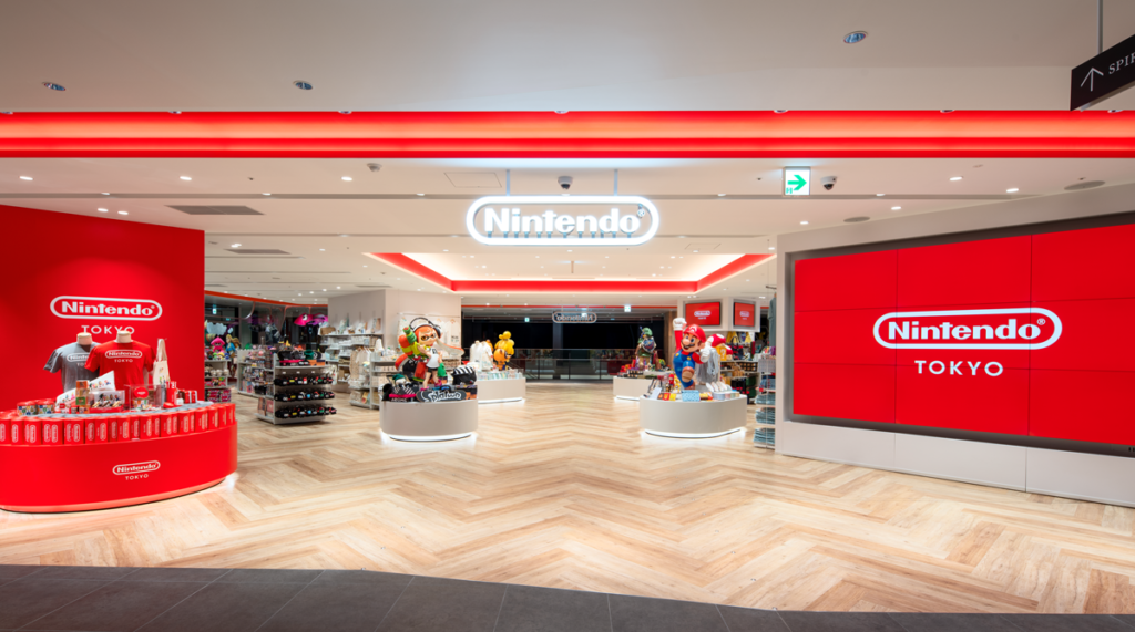 The official Nintendo store in Shibuya