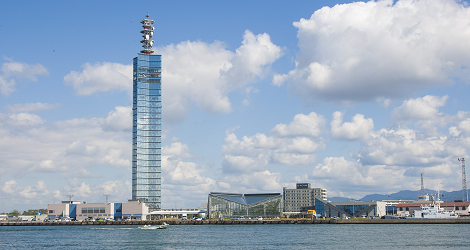 The port in Akita City