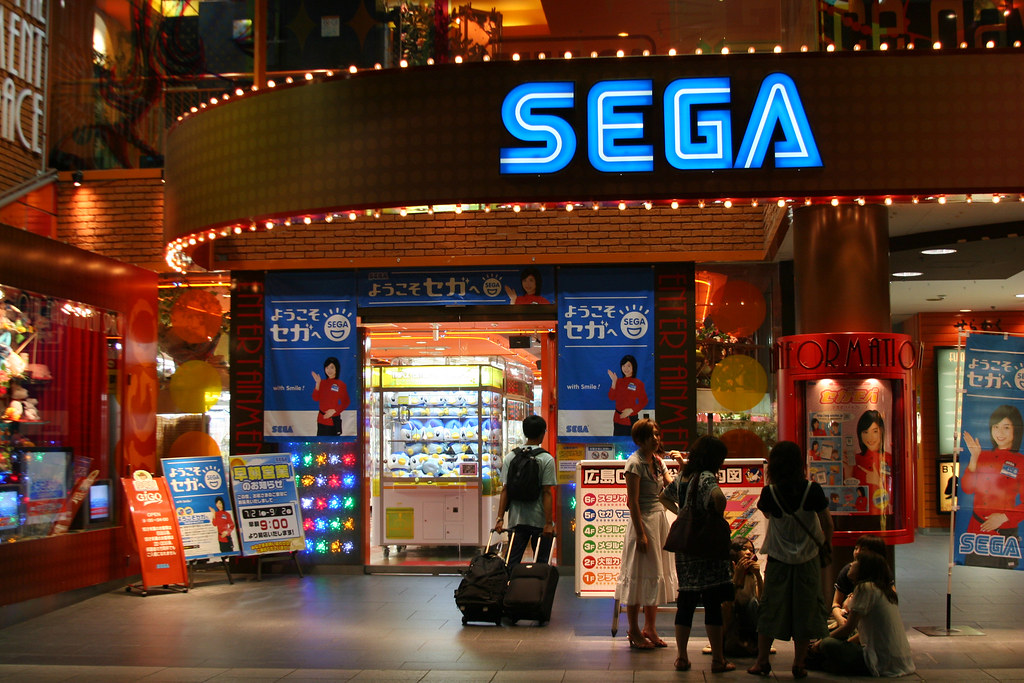 A SEGA Arcade in Japan