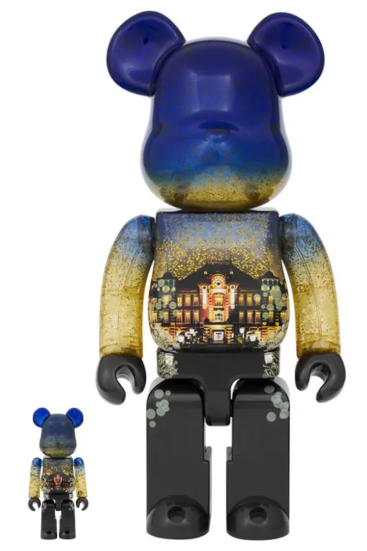 Tokyo Station and Bearbrick collaboration figures