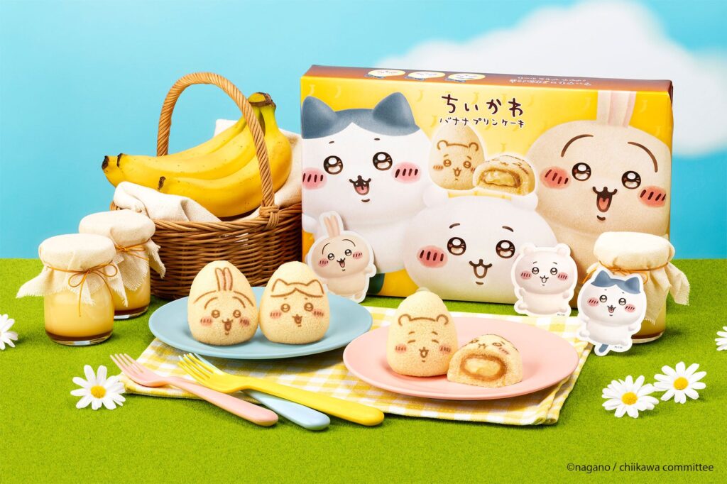 A Chiikawa themed "Tokyo Banana" product