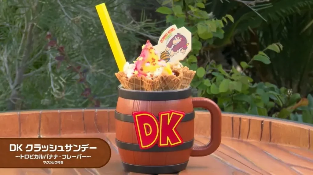 A drink at Donkey Kong Country, USJ.