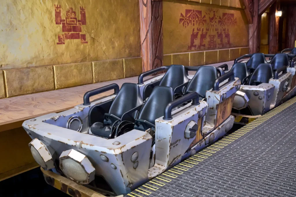 Donkey Kong's Mine Cart Ride at Donkey Kong Country, USJ.