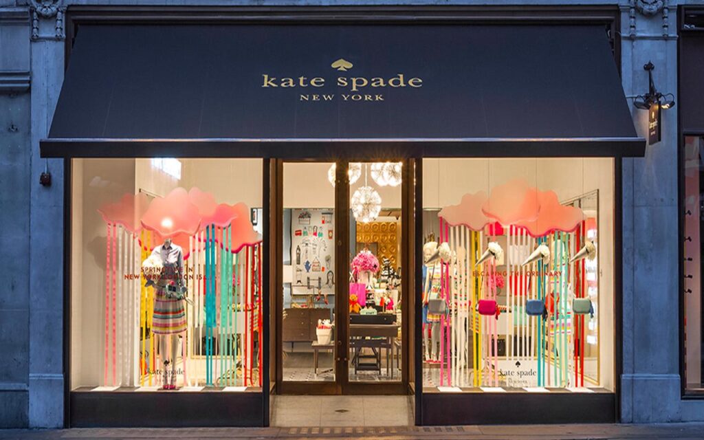 The exterior of a Kate Spade Outlet Store in the UK