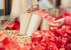 Almonds at Munich Christmas Market in Sapporo