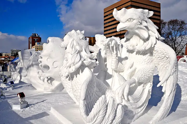 Sculptures at Sapporo Snow Festival