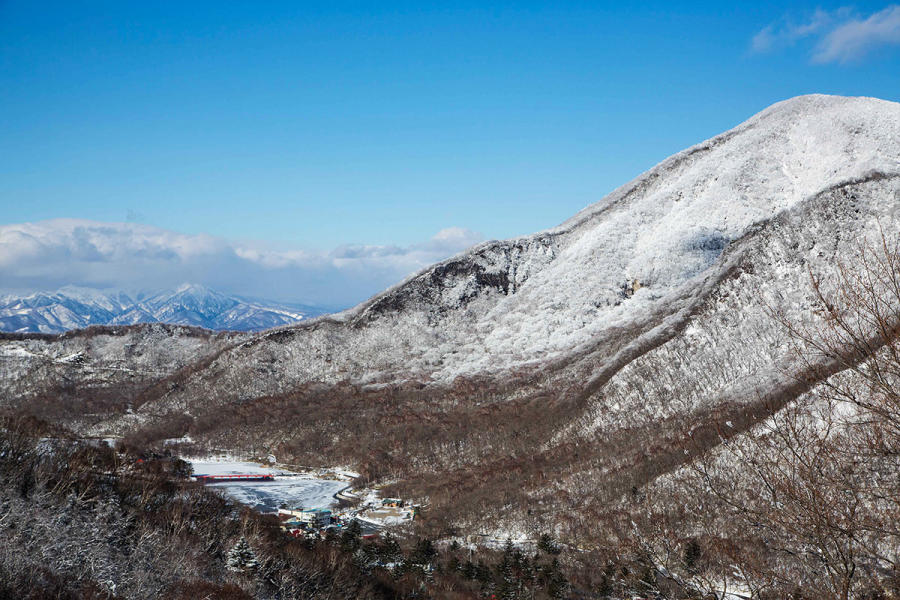 Mount Akagi in Winter