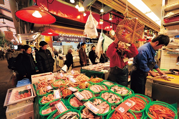 Seafood, Omicho Market, Kanazawa