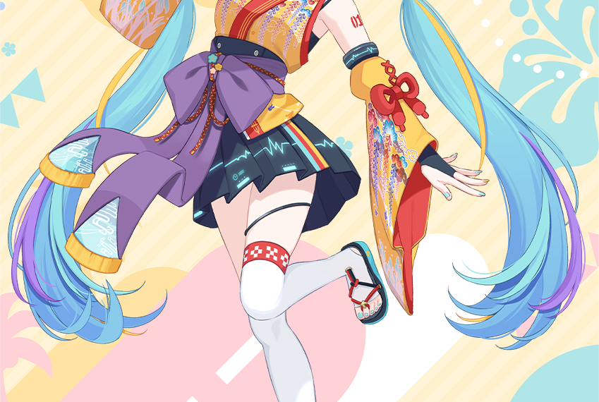 MIKU CHURA STREET KEY VISUAL