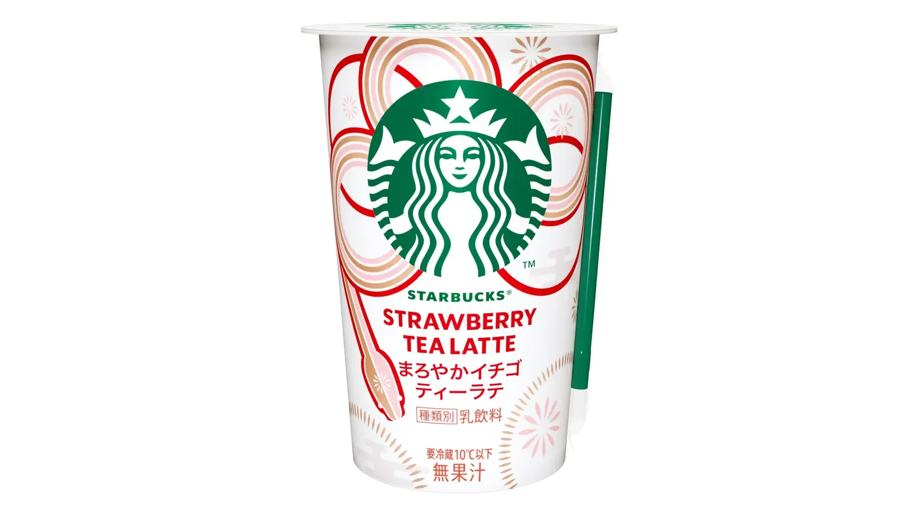 Starbucks Mellow Strawberry Tea Latte