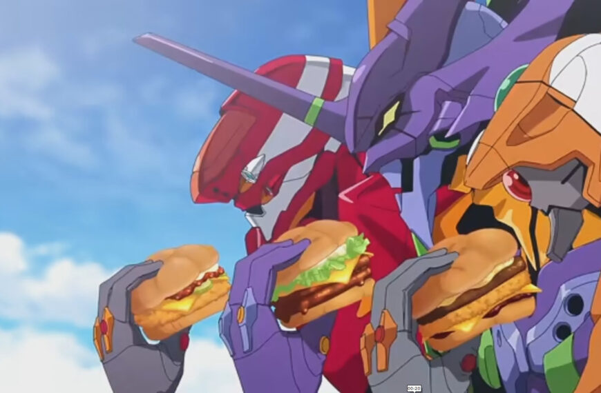 evangelion mcdonalds ad 3