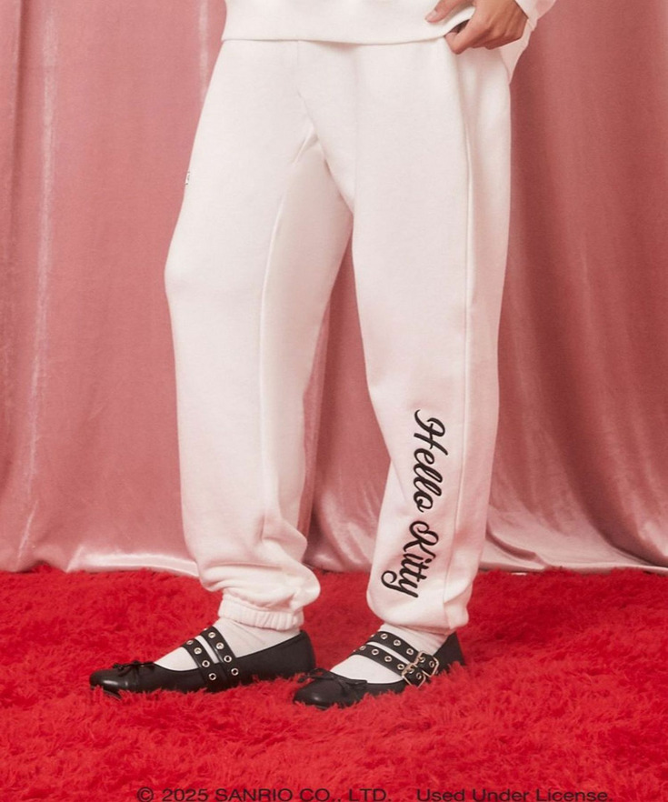 Hello Kitty logo pants