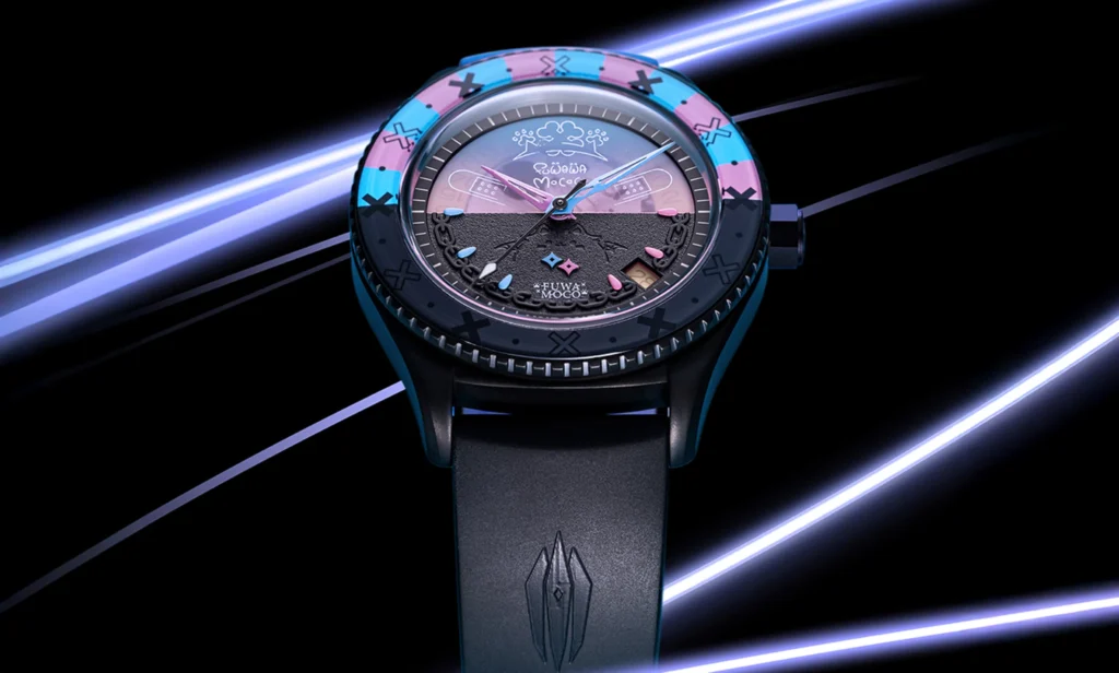 UNDONE JAPAN x Hololive English Fuwamoco model - watch face