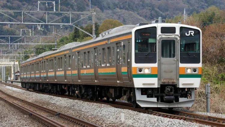 JR train in Gunma Prefecture