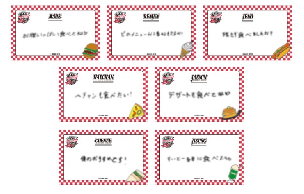 NCT DREAM CAFE 7DINER in Hakata Bonus Items