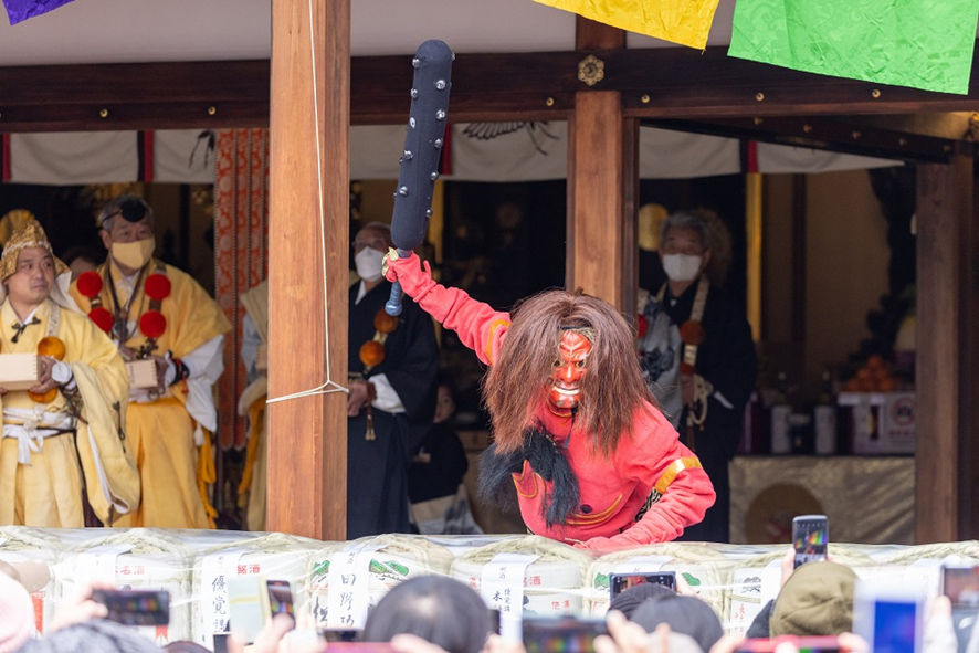 Demon at Shogo-in Temple Setsubun Festival