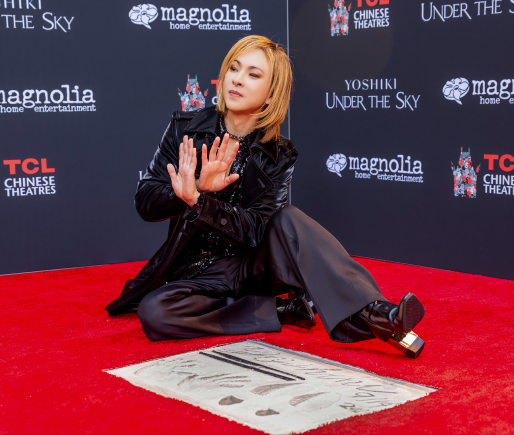 Yoshiki at TCL Chinese Theatre in Los Angeles