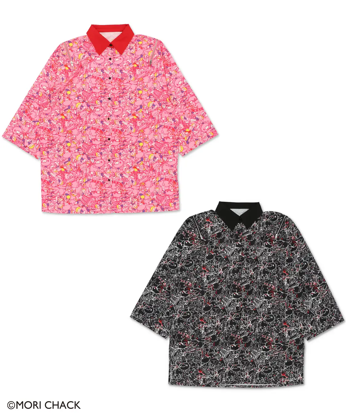 DARRDY x Gloomy Bear Patterned Shirt DARRDY x Gloomy Bear Patterned Shirt
