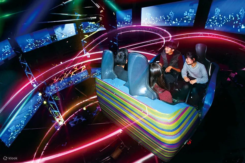 Experience Japan’s First Spiral-Lift Indoor Roller Coaster!