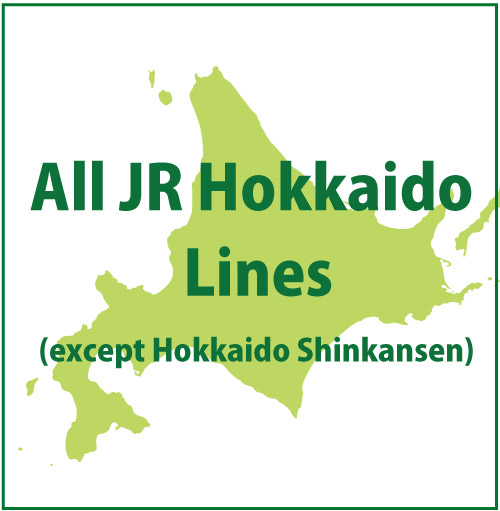 Area covered by JR Hokkaido Rail Pass