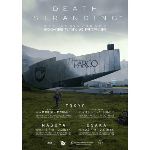 DEATH STRANDING 5th Anniversary Exhibition and POP UP SHOP in Shinsaibashi