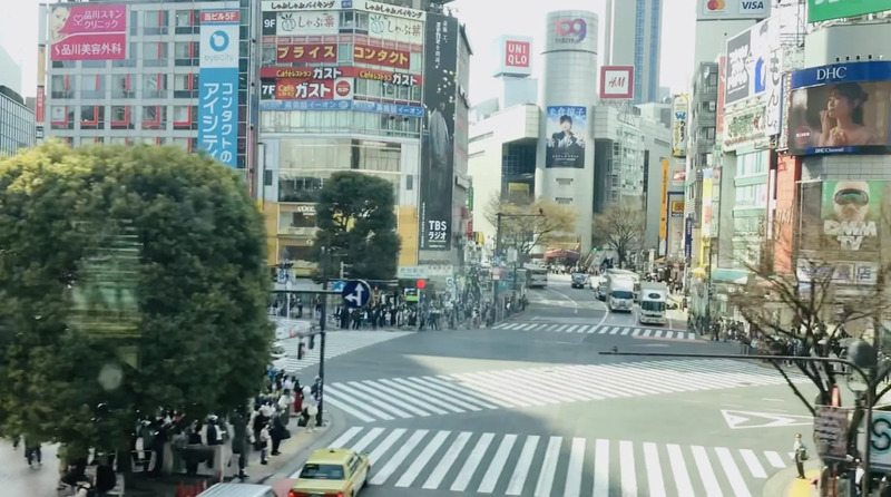 View from train on the JR Yamanote Line Inner Loop