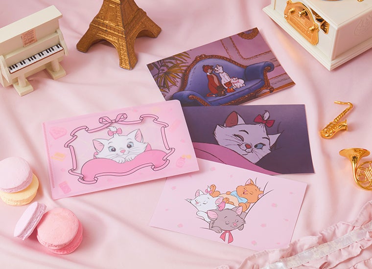 Disney The Aristocats - Marie Collaboration Café in Shinjuku Bonus Items