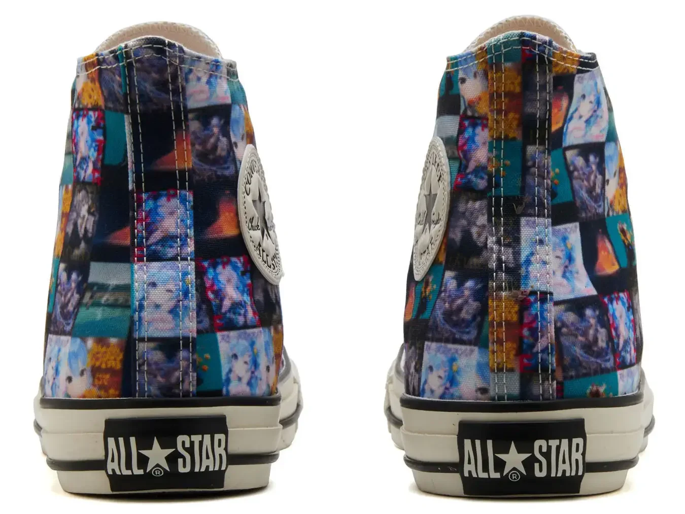 Rear view of the ALL STAR HI / Hoshimachi Suisei shoes