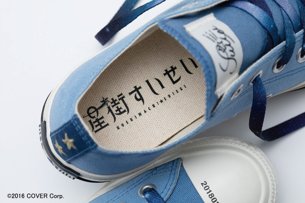 Inner view of the ALL STAR OX / Hoshimachi Suisei shoes