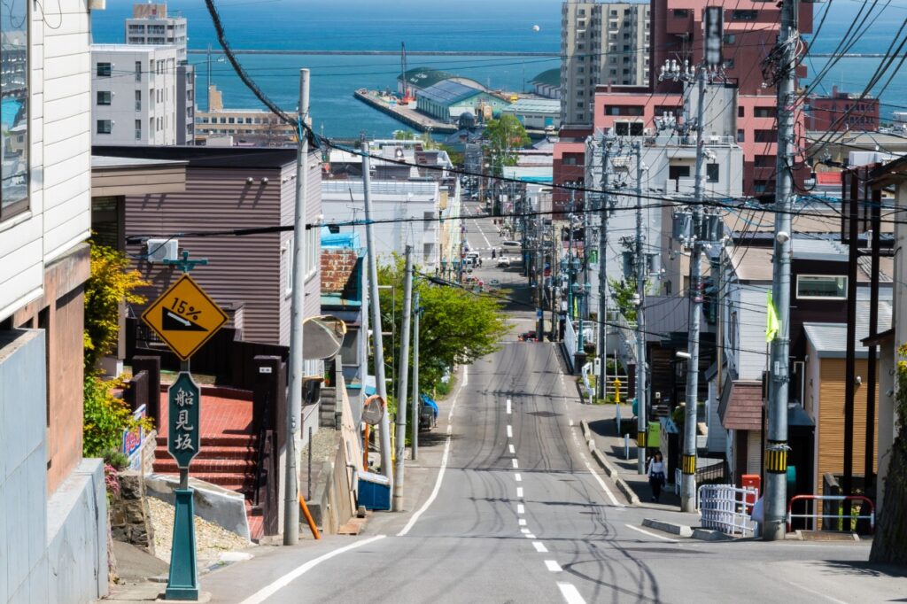 The Funamizaka receives slightly less tourist interest during summer months