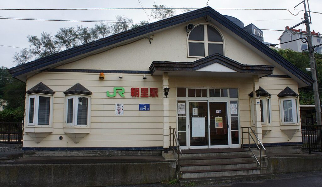 The tourist was struck by a train near JR Asari Station