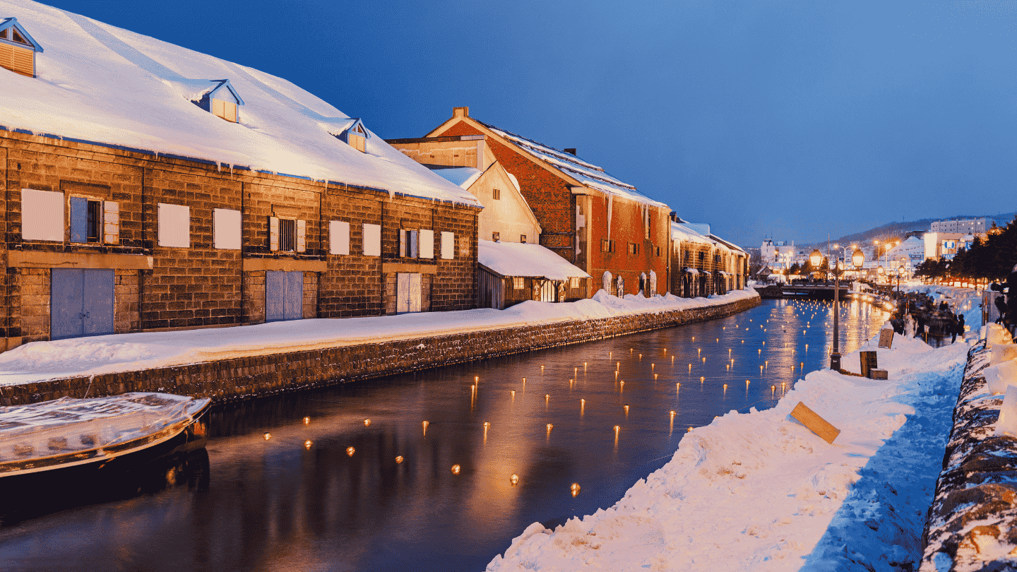 Otaru attracts a large number of international tourists each year