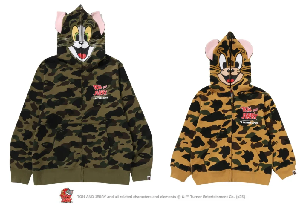 TOM & JERRY 1ST CAMO FULL ZIP HOODIE