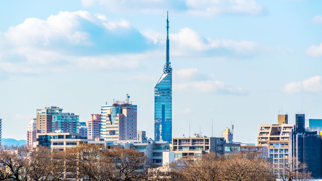 Skyline of Fukuoka City