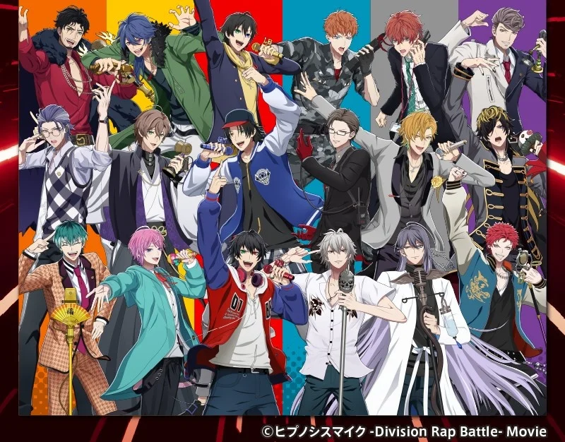 Artwork showing Hypnosis Mic characters