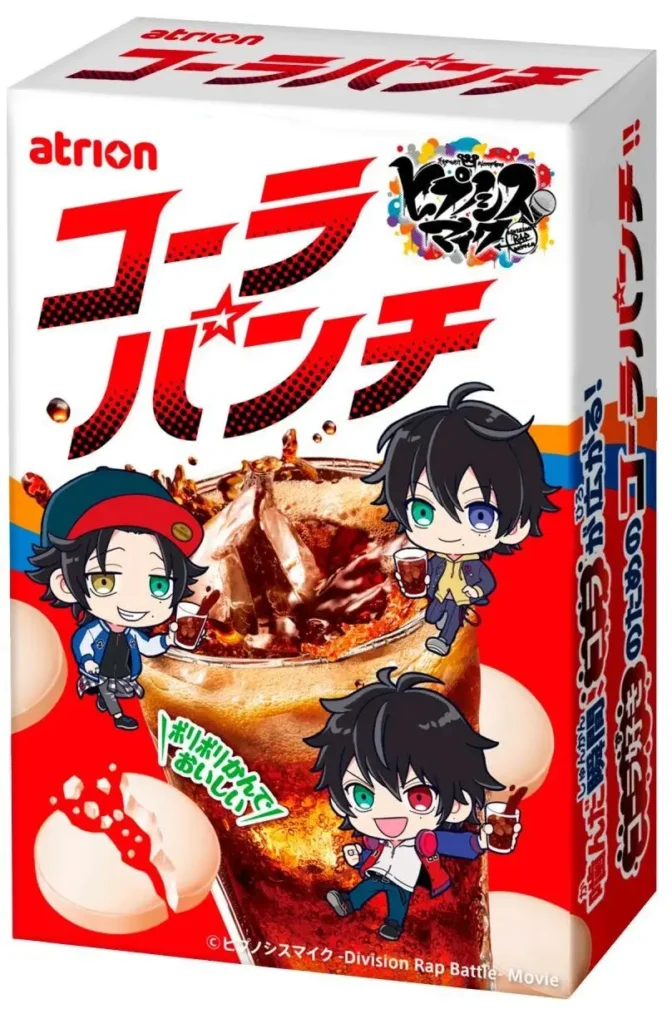 Cola Punch candy with Hypnosis Mic packaging