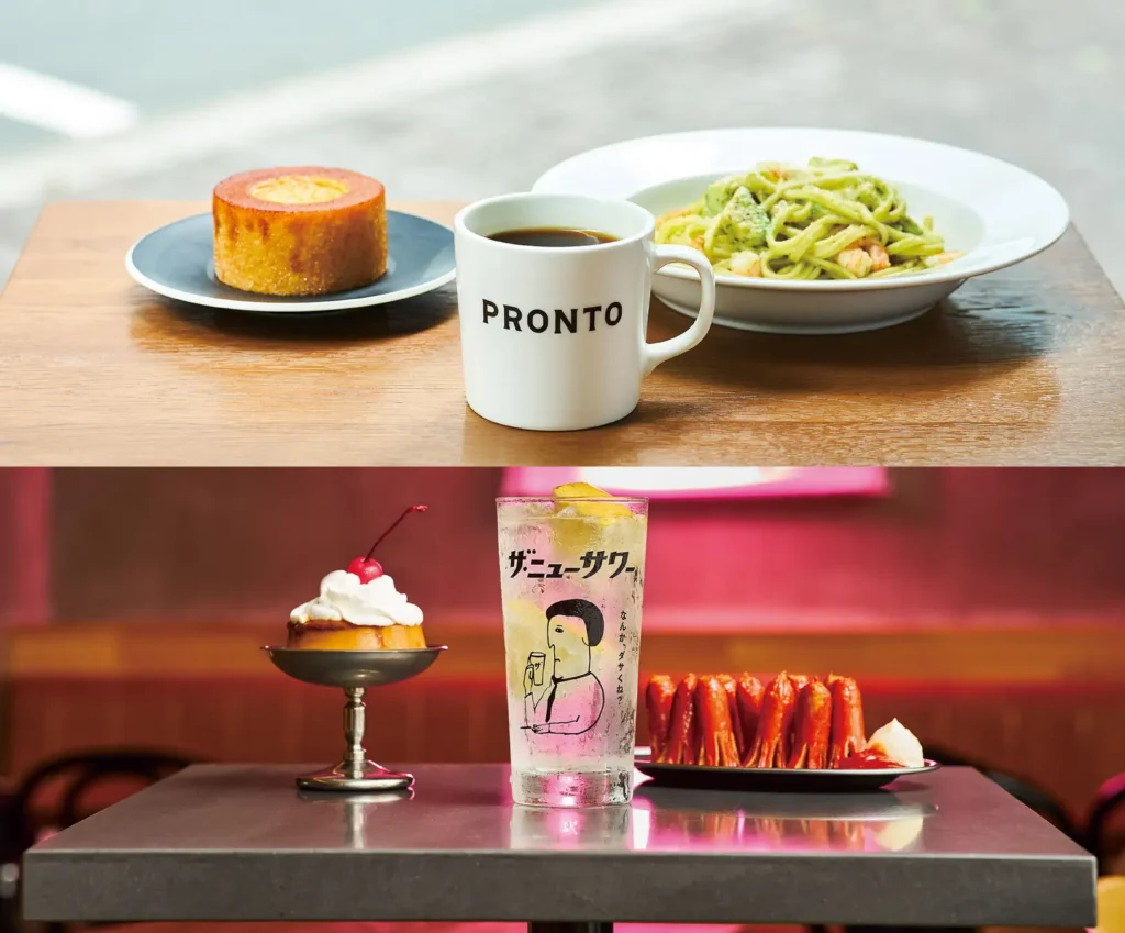 An image showing café style dishes and bar style dishes available at PRONTO